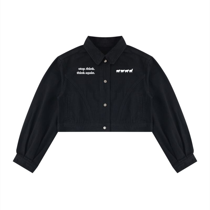 Woosah Crop Denim Jacket