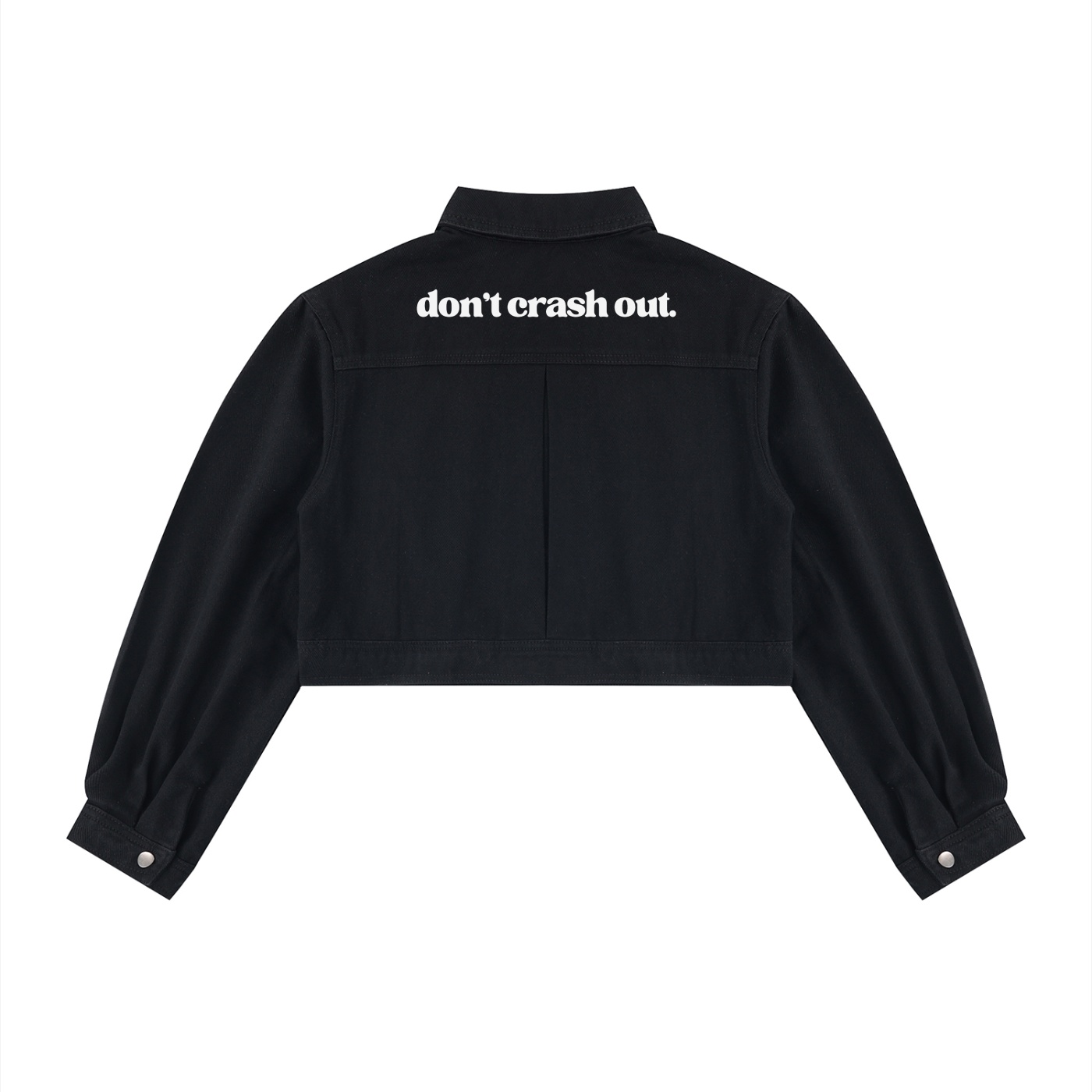Woosah Crop Denim Jacket - Image 2