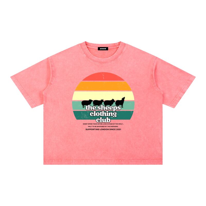 Horizon Mineral Wash Boxy Tee